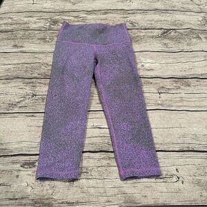 Ivivva by Lululemon Space Dyed Leggings in Lavender size 8